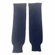 Chaussettes de hockey en tricot usagées (bleu marine)