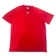 Under Armour Men's HeatGear Armour Short Sleeve Shirt (Red)