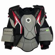 Vaughn SLR3 Pro Carbon - Used Pro Stock Goalie Chest Protector (Grey/Black/Red)