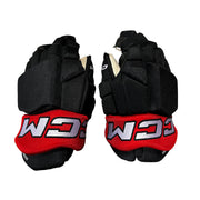 CCM HGTKPP - NCAA Pro Stock Hockey Glove (Black/Red)