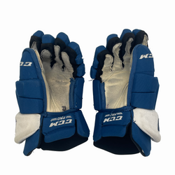 CCM HGTKPP - Used NHL Pro Stock Glove - Colorado Avalanche (Blue)