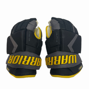 Warrior Alpha - Gant ECHL Pro Stock d'occasion (noir/gris/jaune)