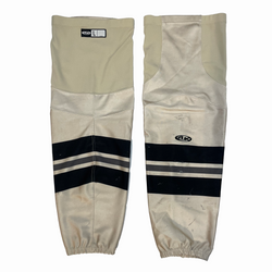 ECHL - Used AK Hockey Socks (Cream/Grey/Black)