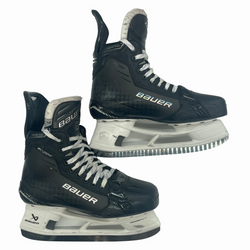 Bauer Supreme Shadow - Patins de hockey Pro Stock d'occasion - Taille 7 Fit 2 (Bleu)