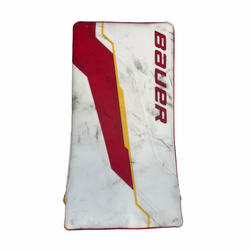 Bauer Supreme Shadow - Ensemble complet de gardien de but Pro Stock d'occasion (blanc/rouge/jaune)