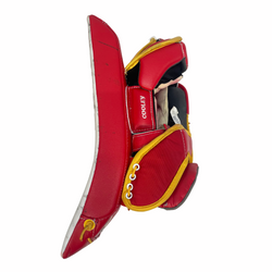 Bauer Supreme Shadow - Ensemble complet de gardien de but Pro Stock d'occasion (blanc/rouge/jaune)