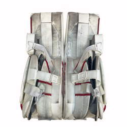 CCM Extreme Flex 6 - Ensemble complet de gardien de but senior AHL Pro Stock d'occasion (blanc/rouge)