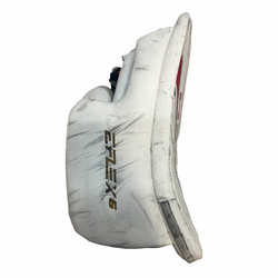 CCM Extreme Flex 6 - Ensemble complet de gardien de but senior AHL Pro Stock d'occasion (blanc/rouge)
