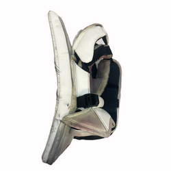 CCM Extreme Flex 6 - Bloqueur de gardien de but AHL Pro Stock d'occasion (blanc/rouge)