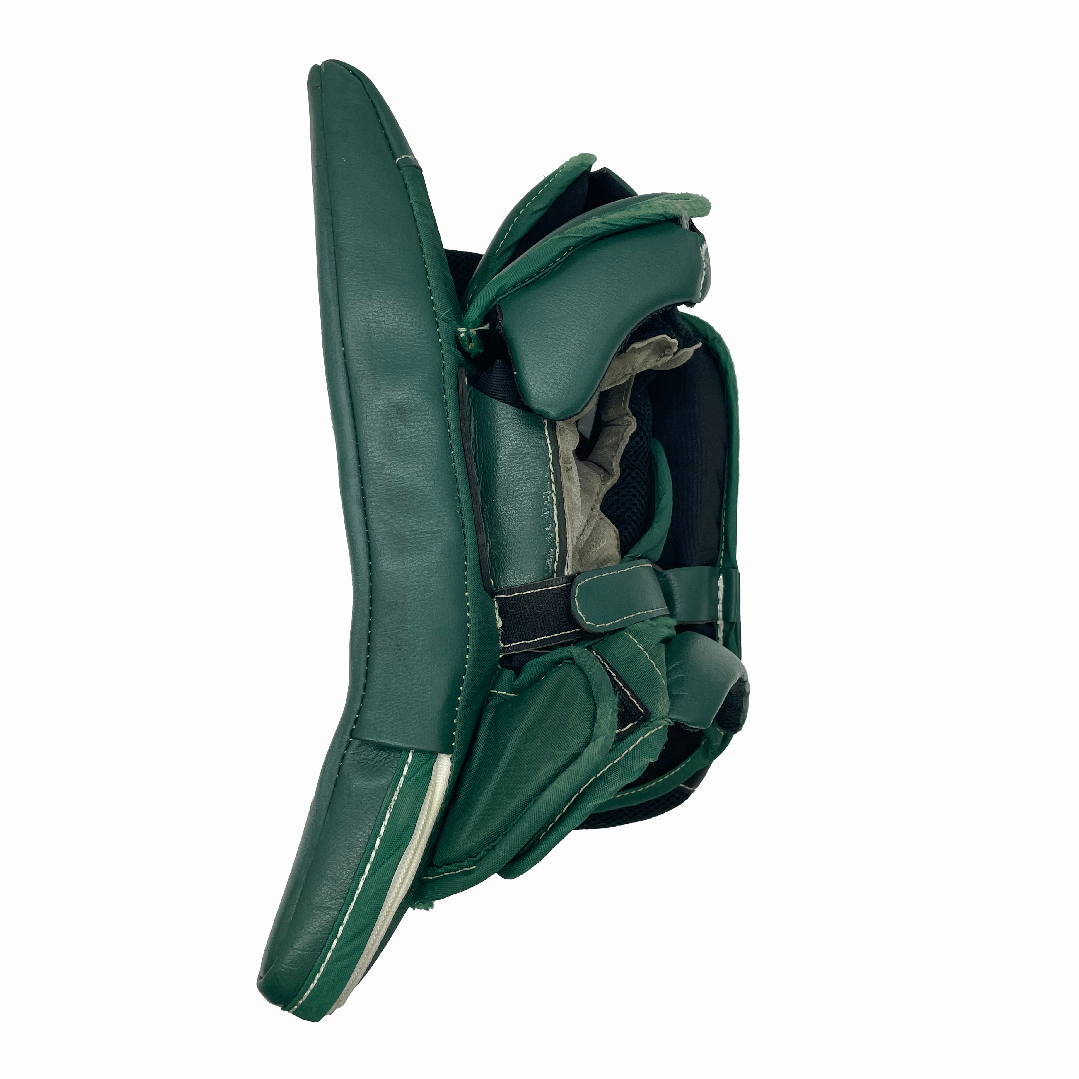 True L12.2 - Used Pro Stock Goalie Blocker (Green/Yellow/White)