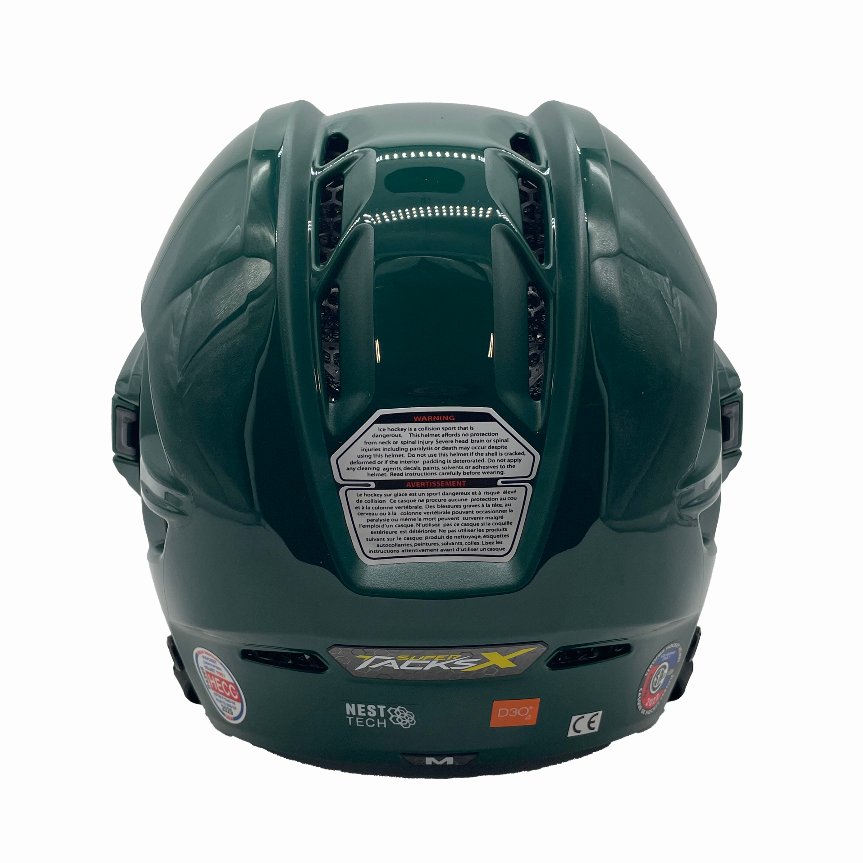 CCM Super Tacks X - Casque de hockey (vert foncé)