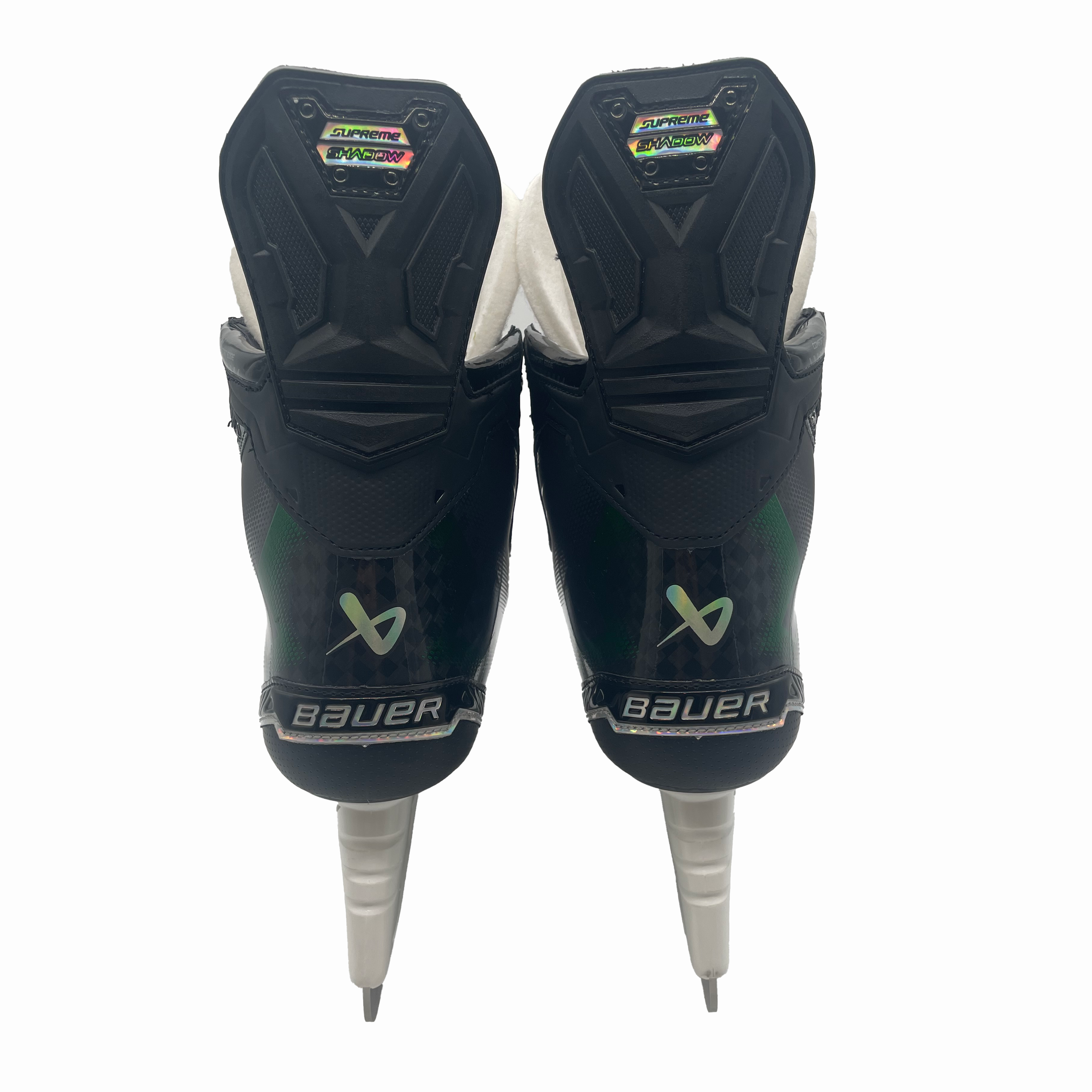Bauer Supreme Shadow - Pro Stock Hockey Skates - Size 9.5D (Green)