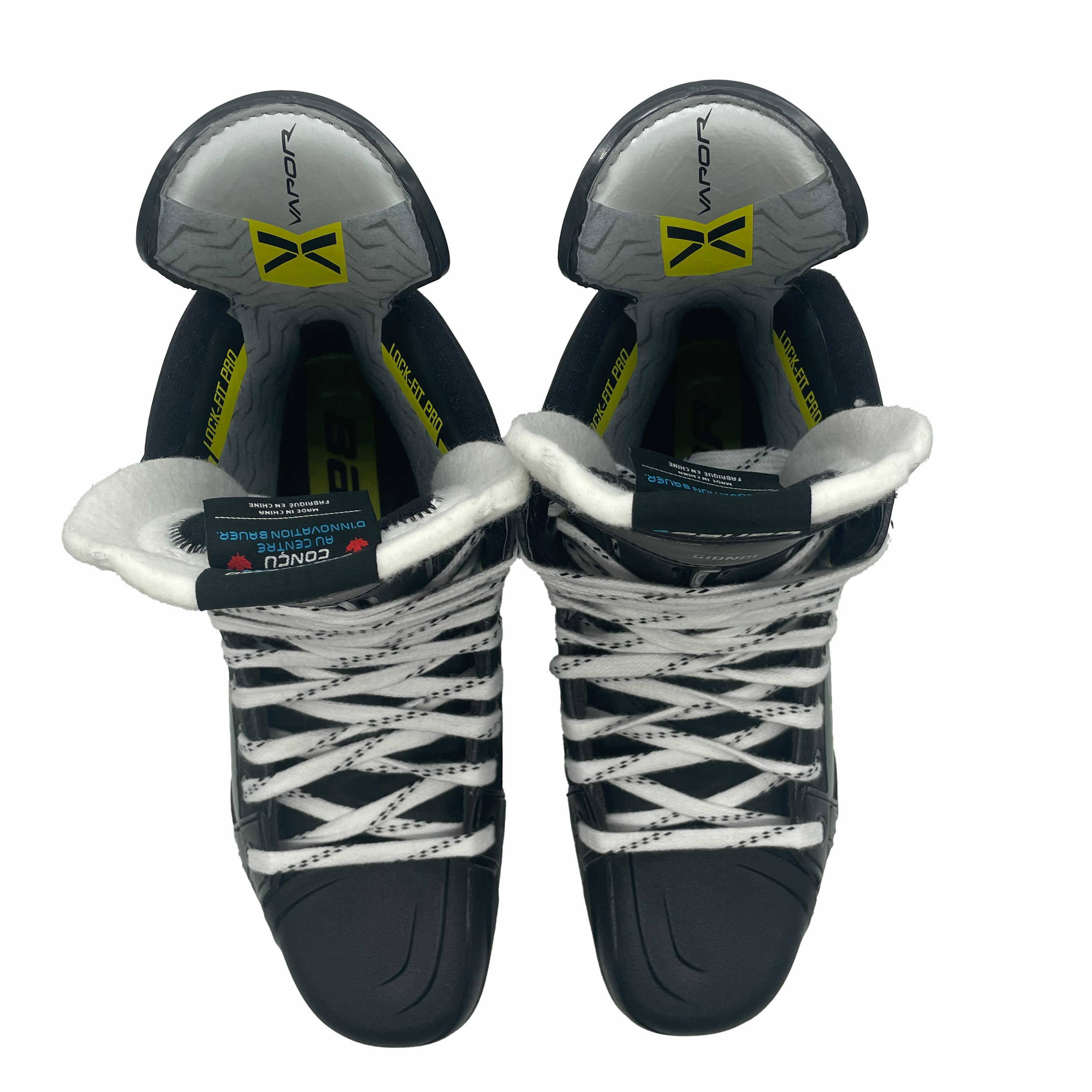 Bauer Vapor Hyperlite 2 – Patins de hockey Pro Stock – Taille 9.75E (Vert)