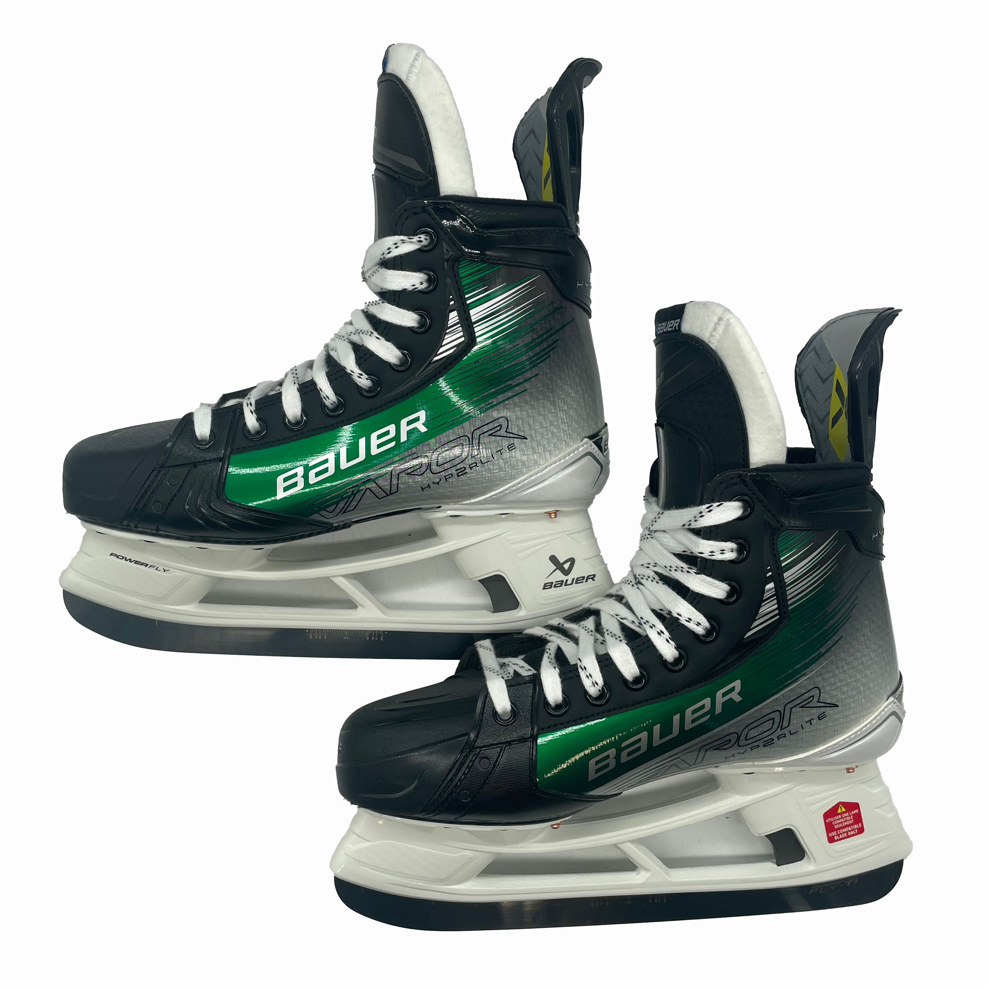 Bauer Vapor Hyperlite 2 – Patins de hockey Pro Stock – Taille 9.75E (Vert)