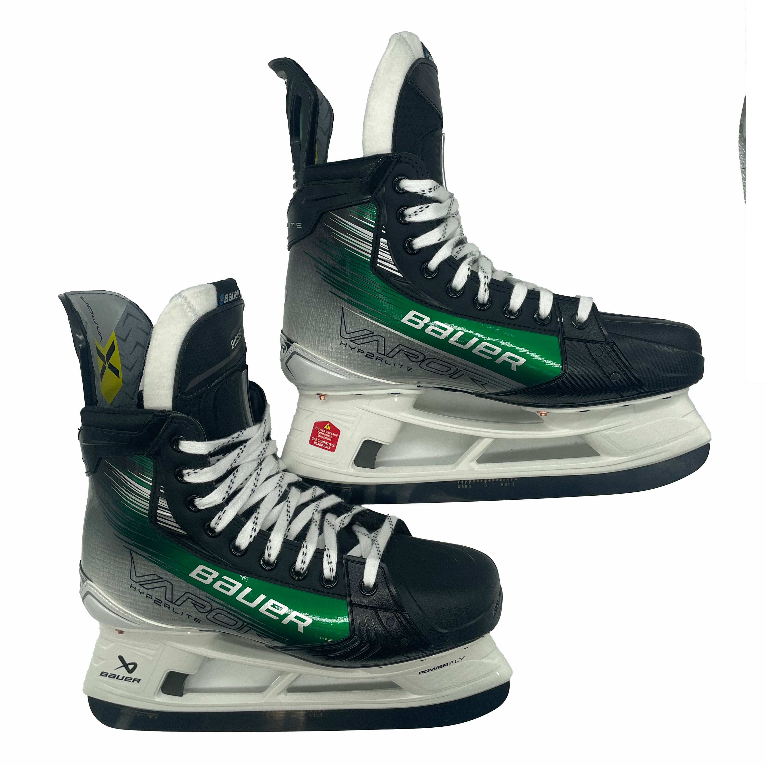 Bauer Vapor Hyperlite 2 – Patins de hockey Pro Stock – Taille 9.75E (Vert)