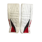 TRUE Catalyst PX3 - Used Pro Stock Goalie Pads (White/Red/Black) #2