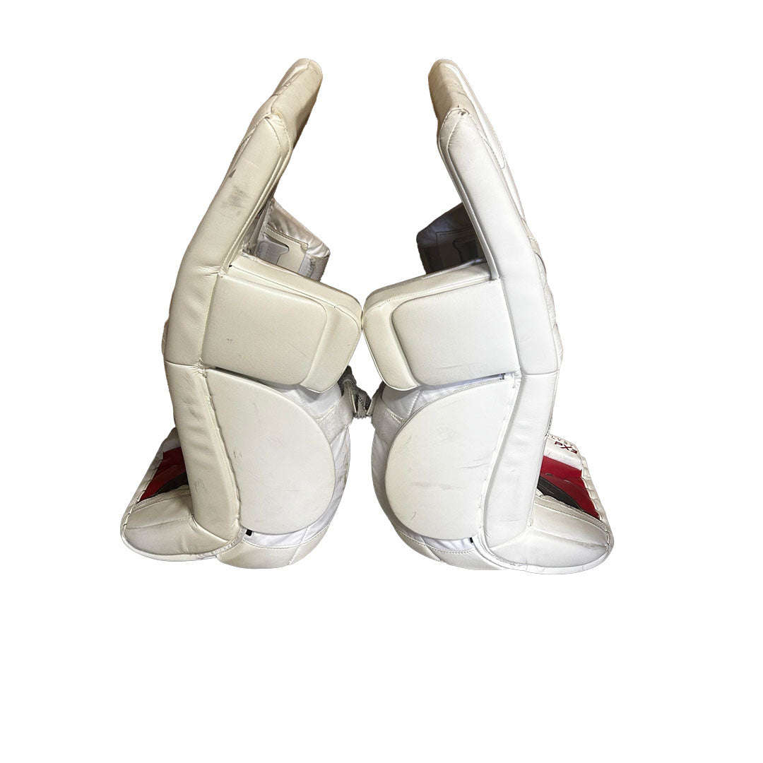 TRUE Catalyst PX3 - Used Pro Stock Goalie Pads (White/Red/Black) #2