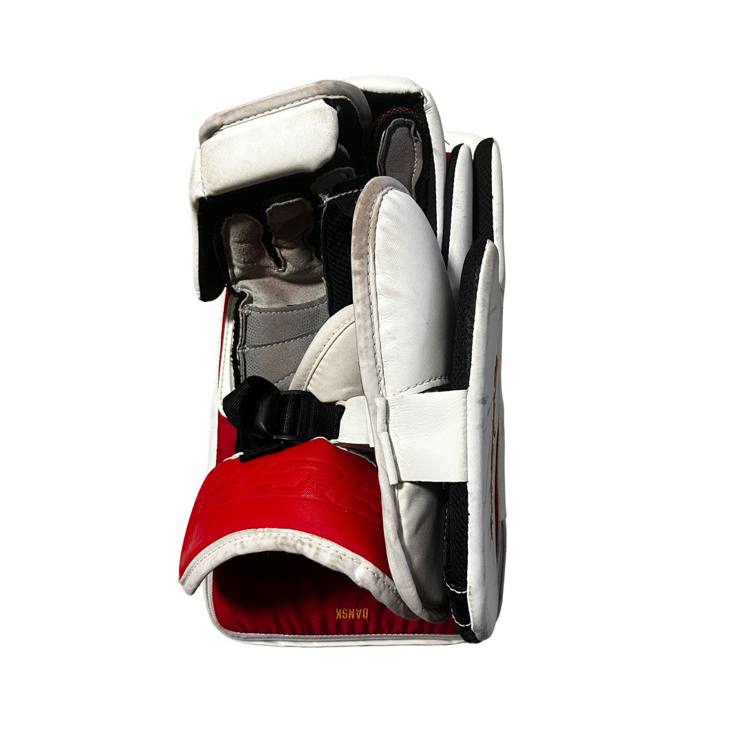 CCM Extreme Flex 5 - Used Pro Stock Goalie Full Set (White/Red/Yellow)