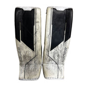 Bauer Supreme Mach - Used Pro Stock Goalie Pads (White/Black)