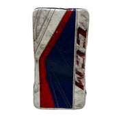 CCM Premier II - Used Pro Stock Goalie Blocker (White/Blue/Red)