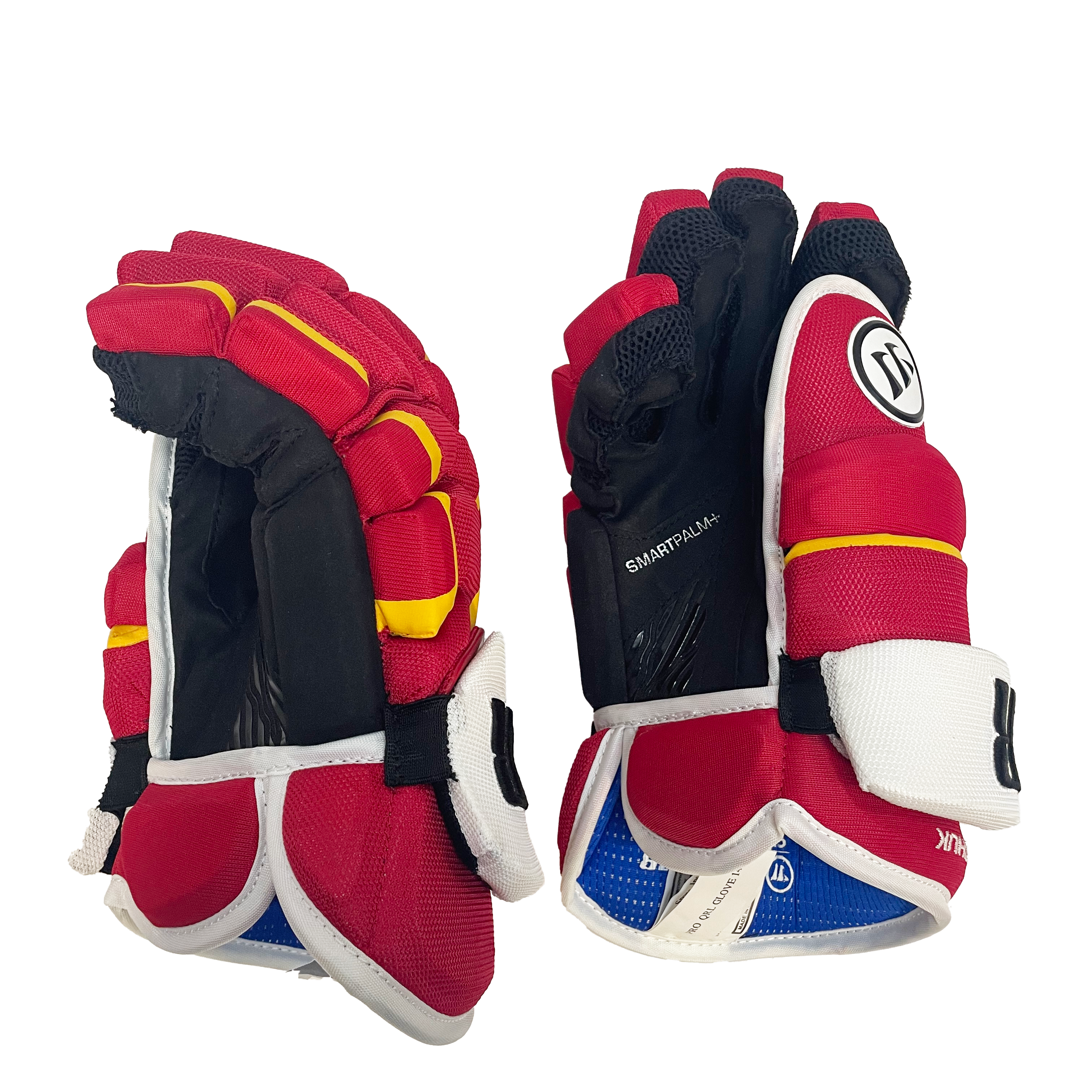 Warrior Covert QRL - NHL Pro Stock Glove - Matthew Tkachuk (Red/Yellow/White)
