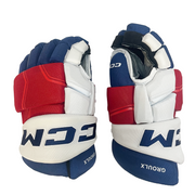 CCM HGQLPP - Gant NHL Pro Stock - Benoit-Olivier Groulx (Bleu/Rouge/Blanc)