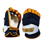 Bauer Supreme Mach - Pro Stock Hockey Glove (Navy/Yellow/White)