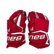 Bauer Supreme 1S - Gants NCAA Pro Stock (rouge) 