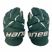 Bauer Supreme Mach - Used Pro Stock Hockey Gloves (Green/White)
