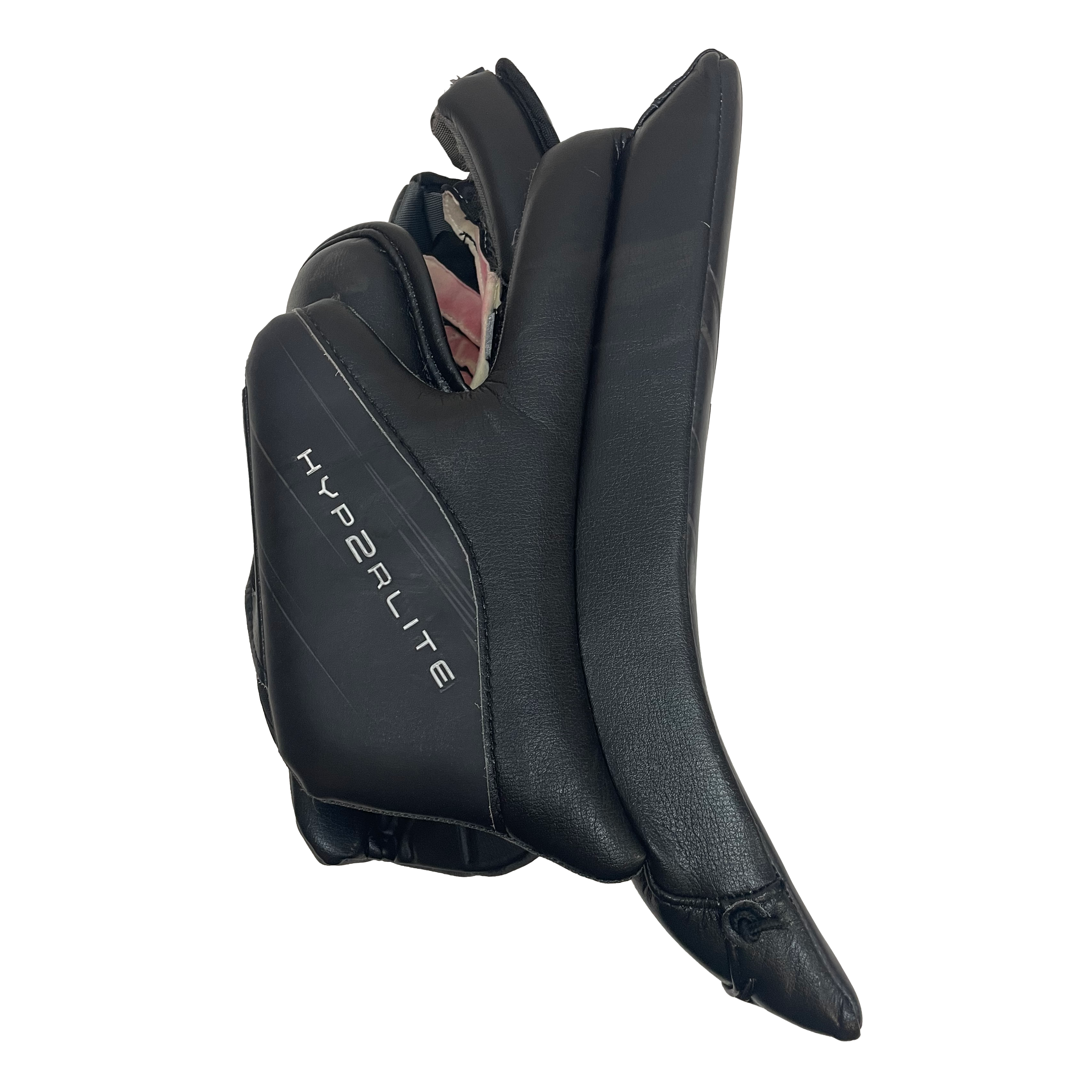 Bauer Vapor Hyperlite 2 - Used Pro Stock Goalie Full Set (Black/Yellow/Red)