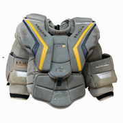 Vaughn Ventus SLR2 Pro Carbon - Used Pro Stock Goalie Chest Protector (Grey/Yellow/Blue)