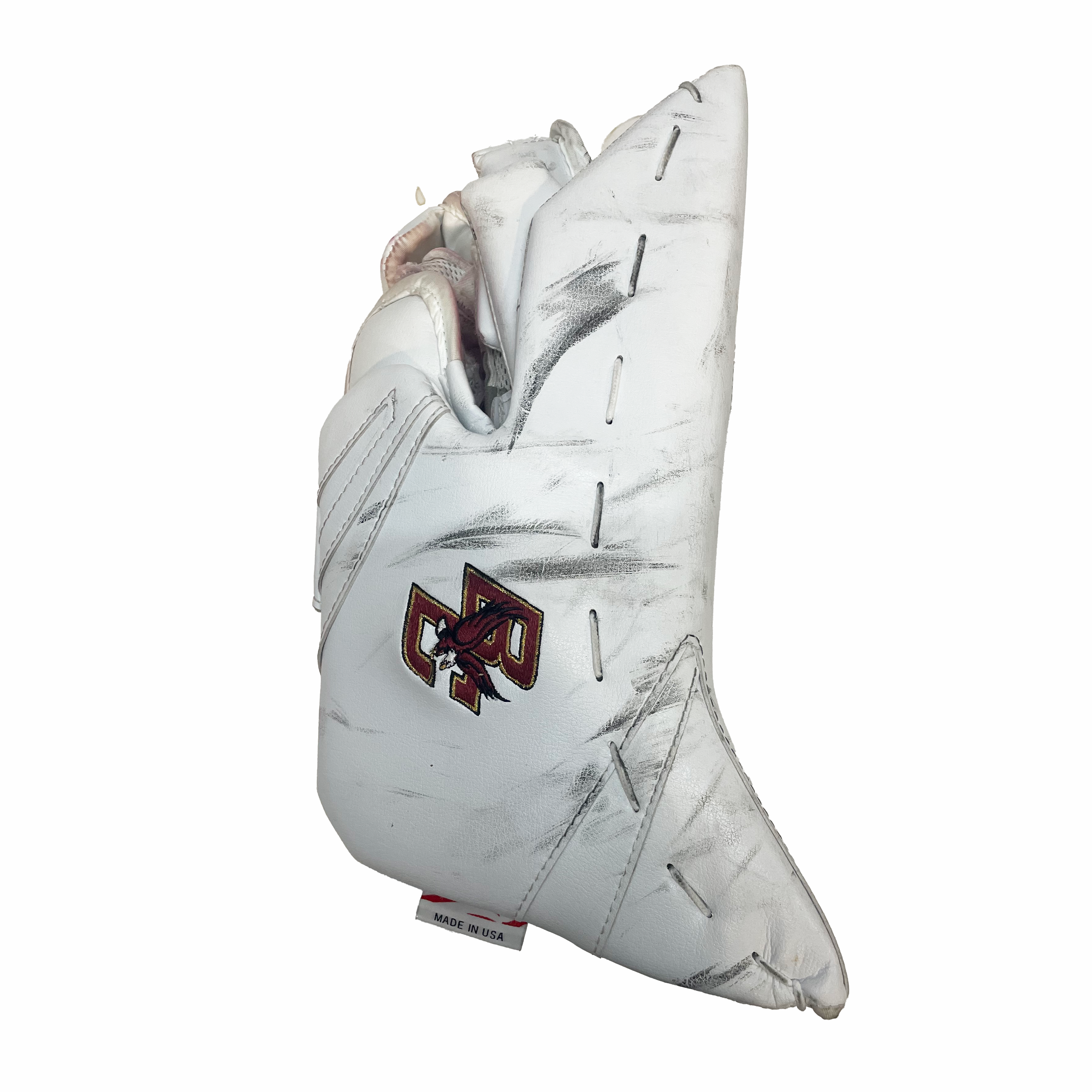 Vaughn Velocity VX1 - Used NCAA Pro Stock Goalie Full Set (White/Maroon/Gold)