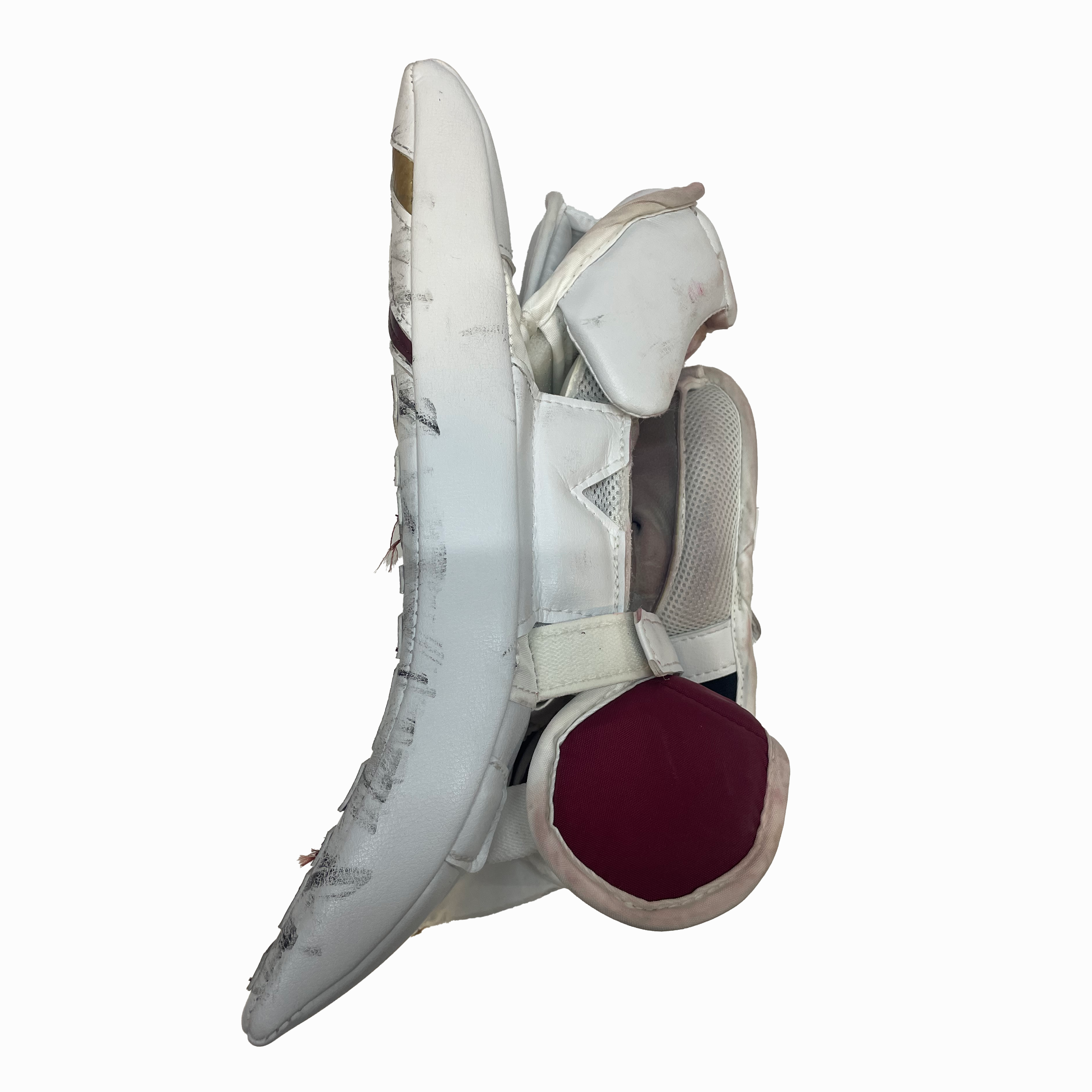 Vaughn Velocity VX1 - Used NCAA Pro Stock Goalie Full Set (White/Maroon/Gold)