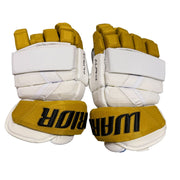 Warrior Alpha DX Pro - NHL Pro Stock Glove - Zach Whitecloud (White/Gold/Black)