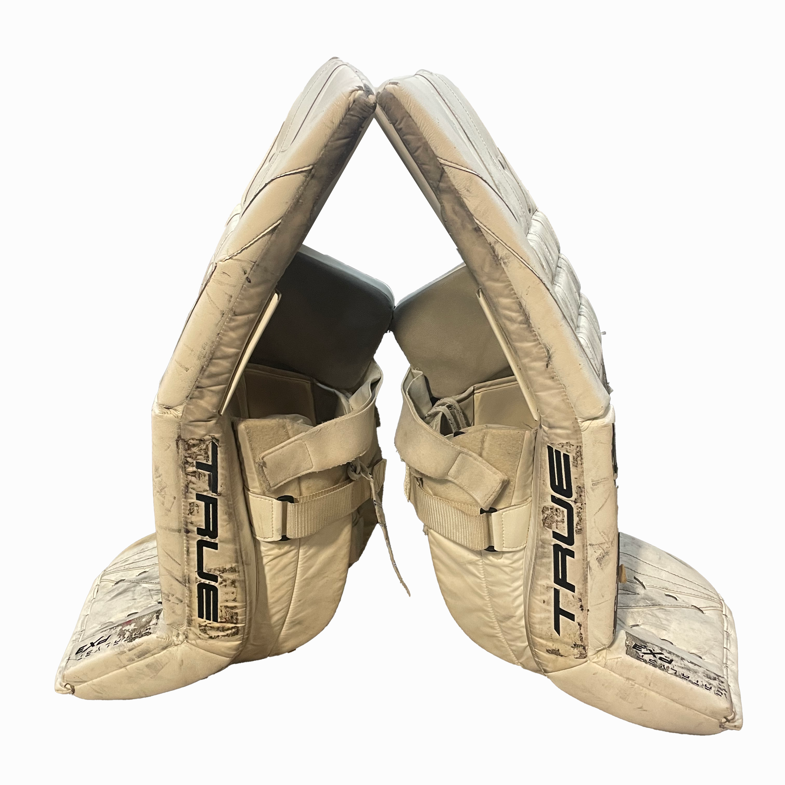 TRUE Catalyst PX3 - Used Pro Stock Goalie Pads (White)