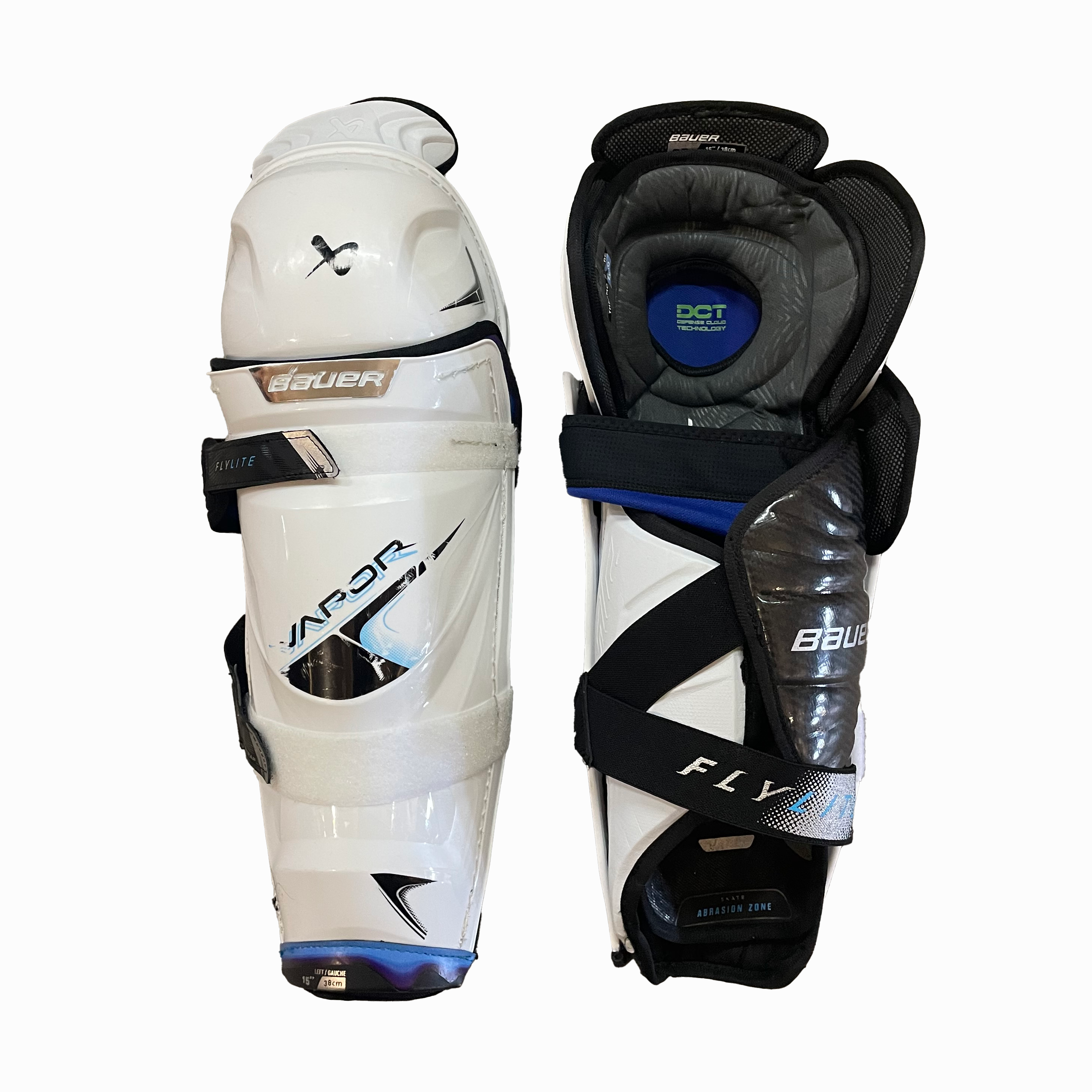 Used - Bauer Vapor Flylite Shin Pads