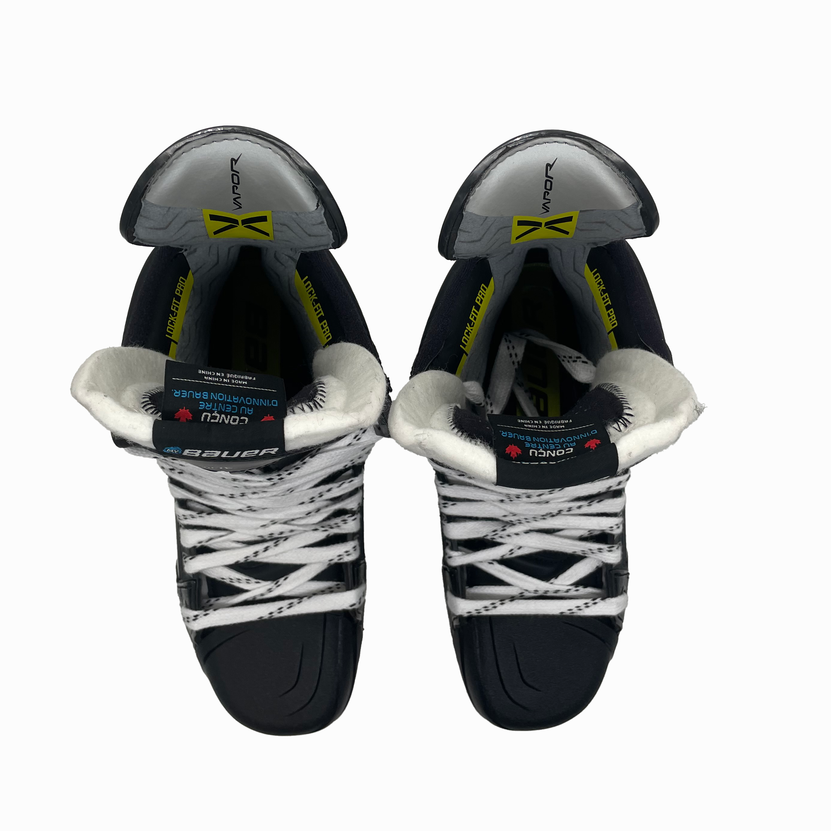 Bauer Vapor Hyperlite 2 - Pro Stock Hockey Skates - Size R:7/L:6.75 (Black)