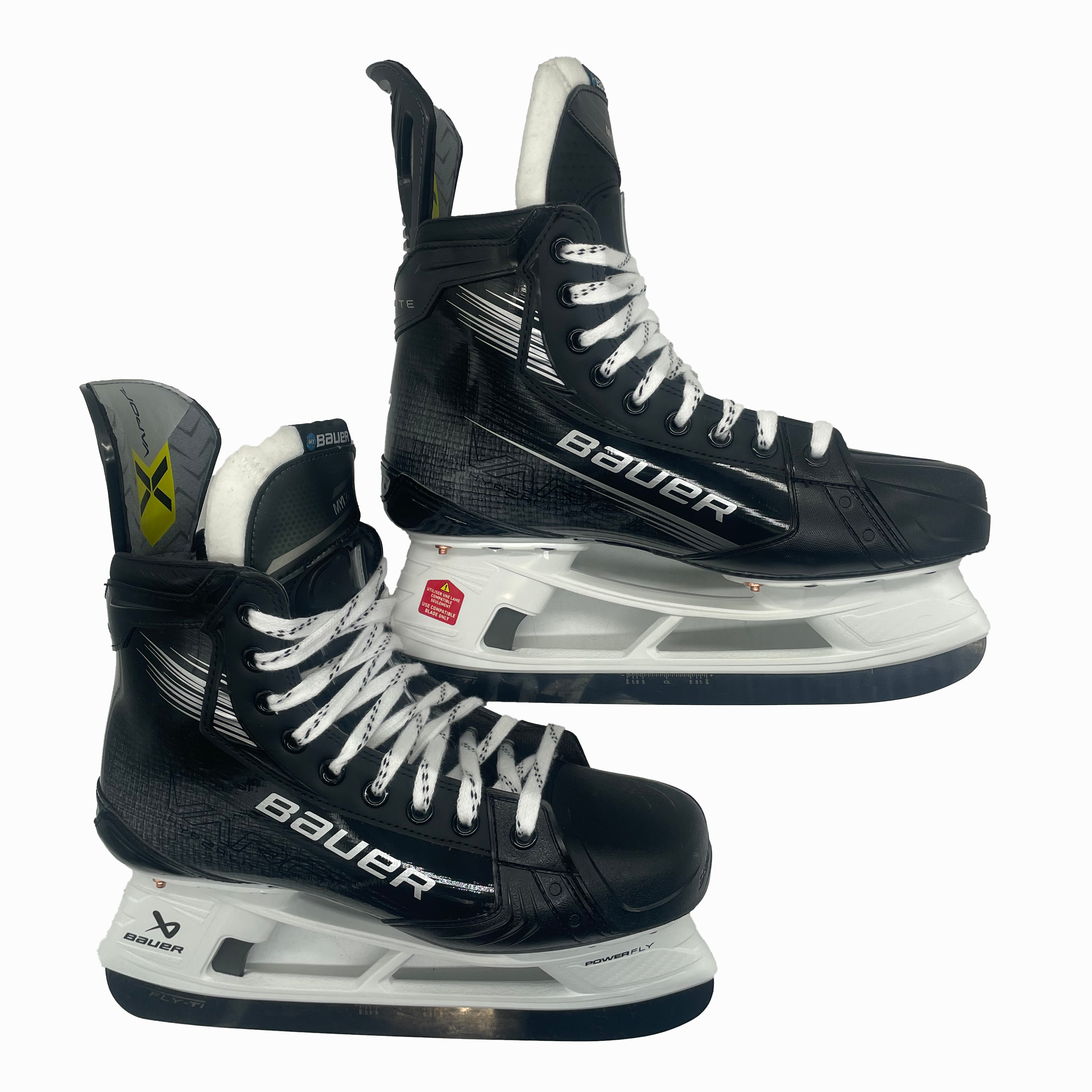 Bauer Vapor Hyperlite 2 - AHL Pro Stock Hockey Skates - Size 9D (Black)