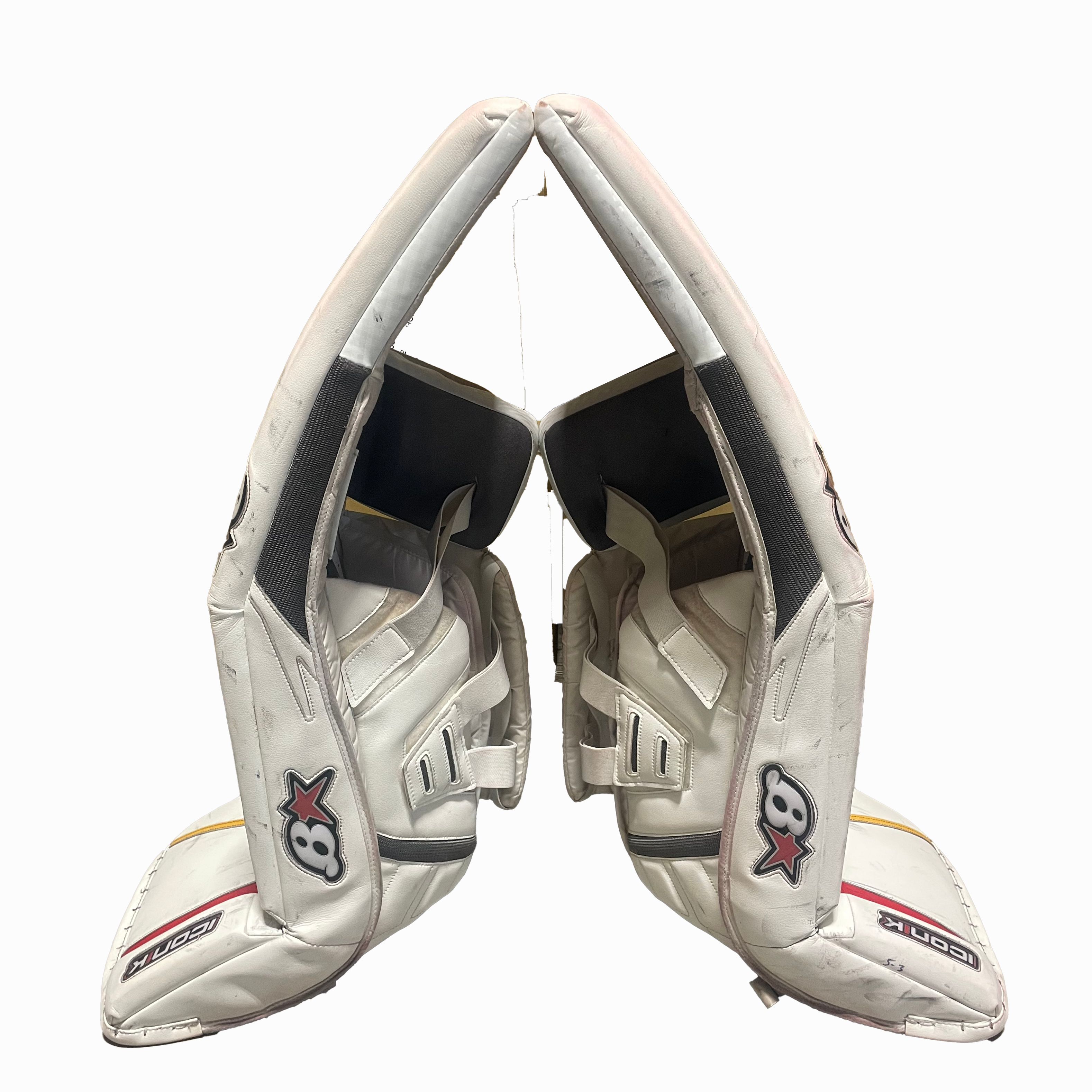 Brian's Iconik - Used Pro Stock Goalie Full Set (White/Red/Yellow)