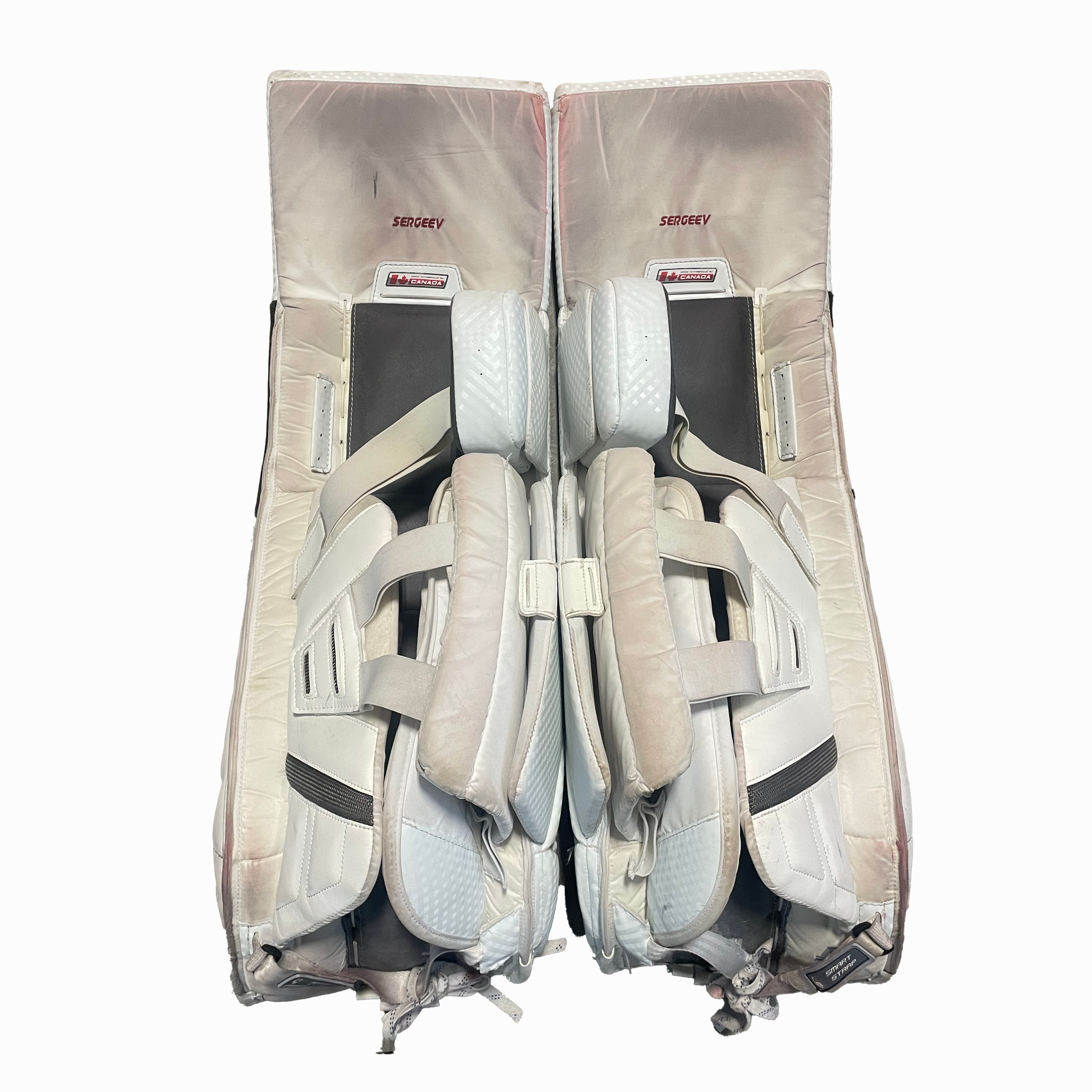 Brian's Iconik - Used Pro Stock Goalie Full Set (White/Red/Yellow)