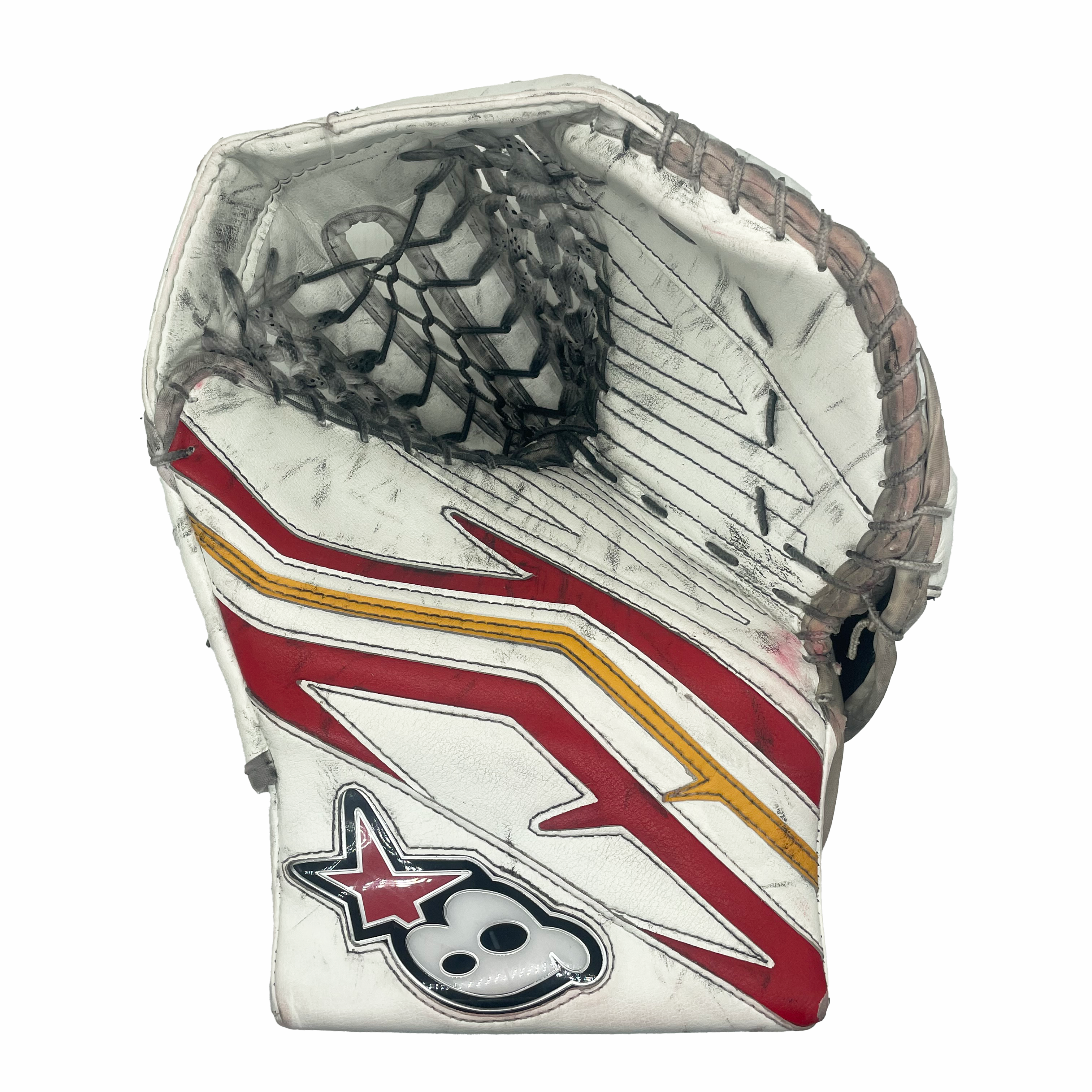 Brian's Iconik - Used Pro Stock Goalie Full Set (White/Red/Yellow)