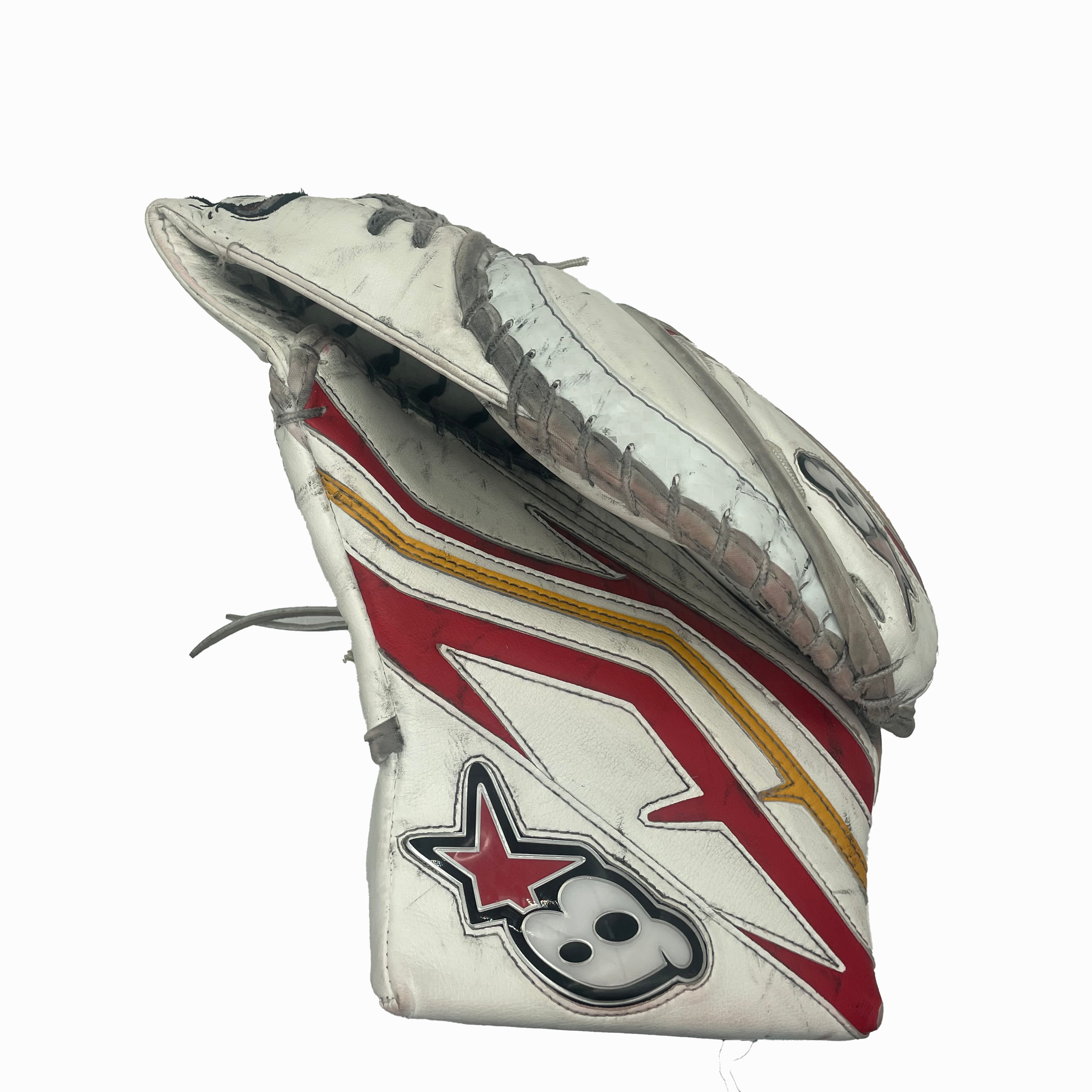 Brian's Iconik - Used Pro Stock Goalie Full Set (White/Red/Yellow)