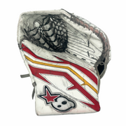 Brian's Iconik - Used AHL Pro Stock Goalie Glove (White/Red/Yellow)