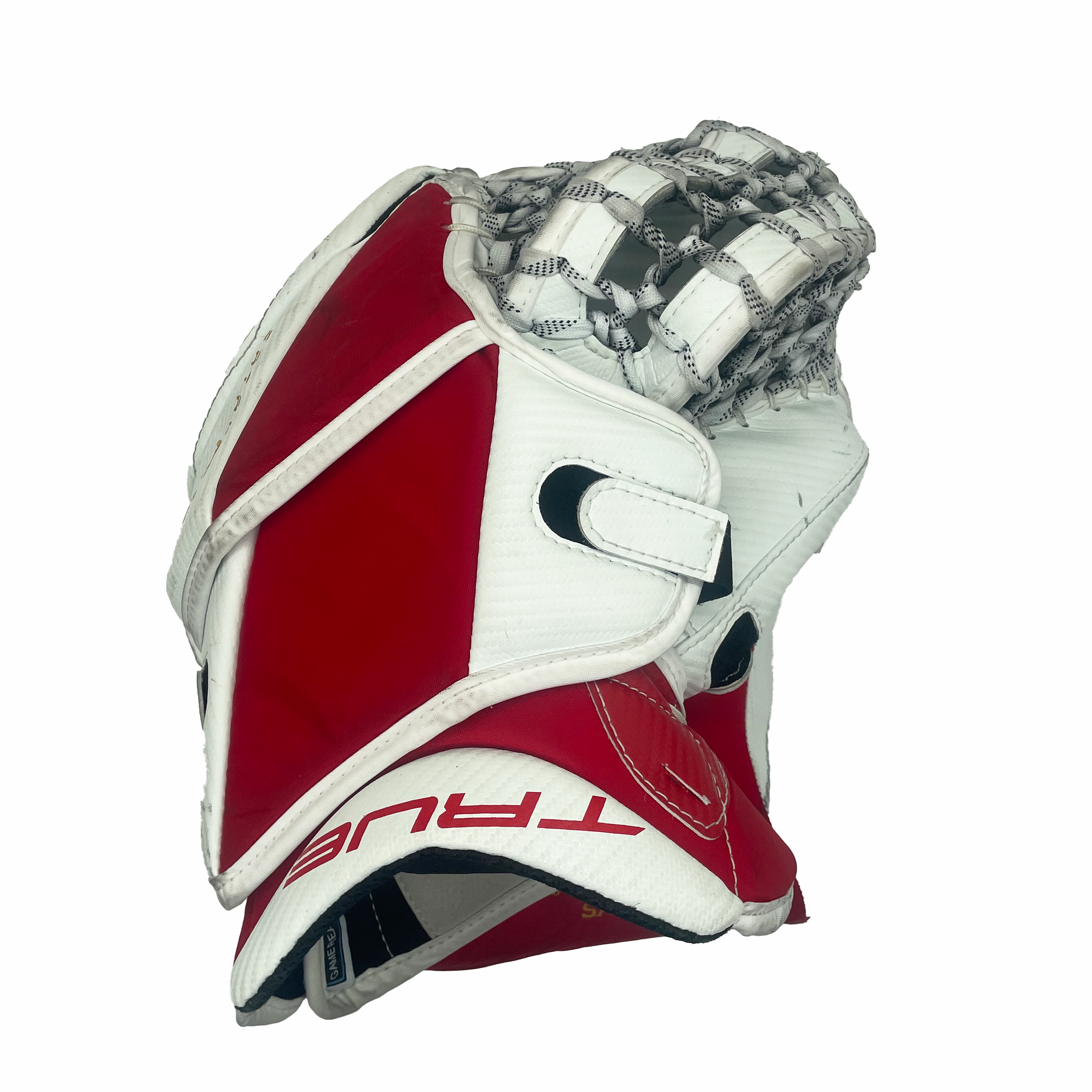 True Catalyst PX5 - Used Pro Stock Goalie Full Set (White/Red/Yellow)