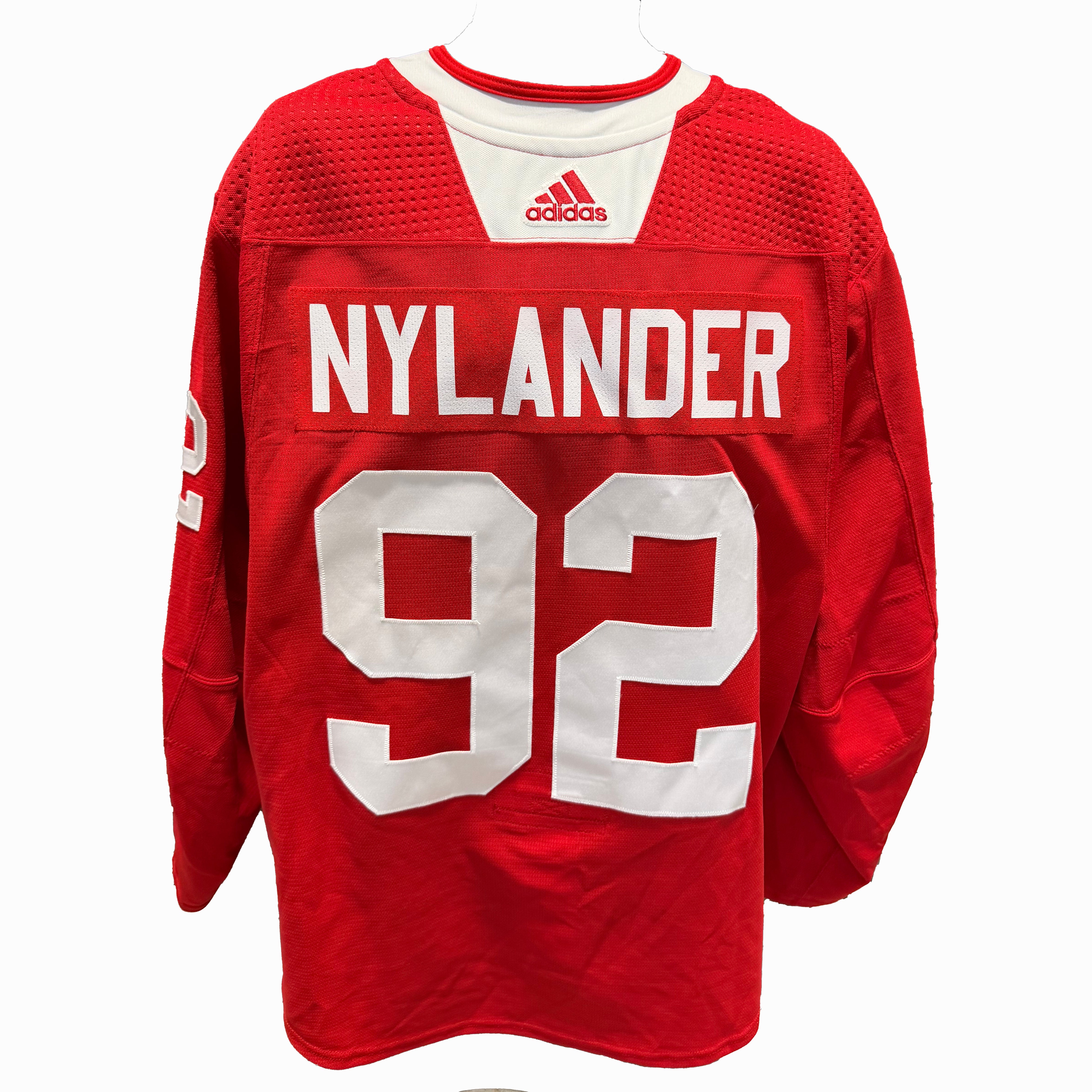 NHL - Used Chicago Blackhawks Adidas Practice Jersey With Namebars (Red)