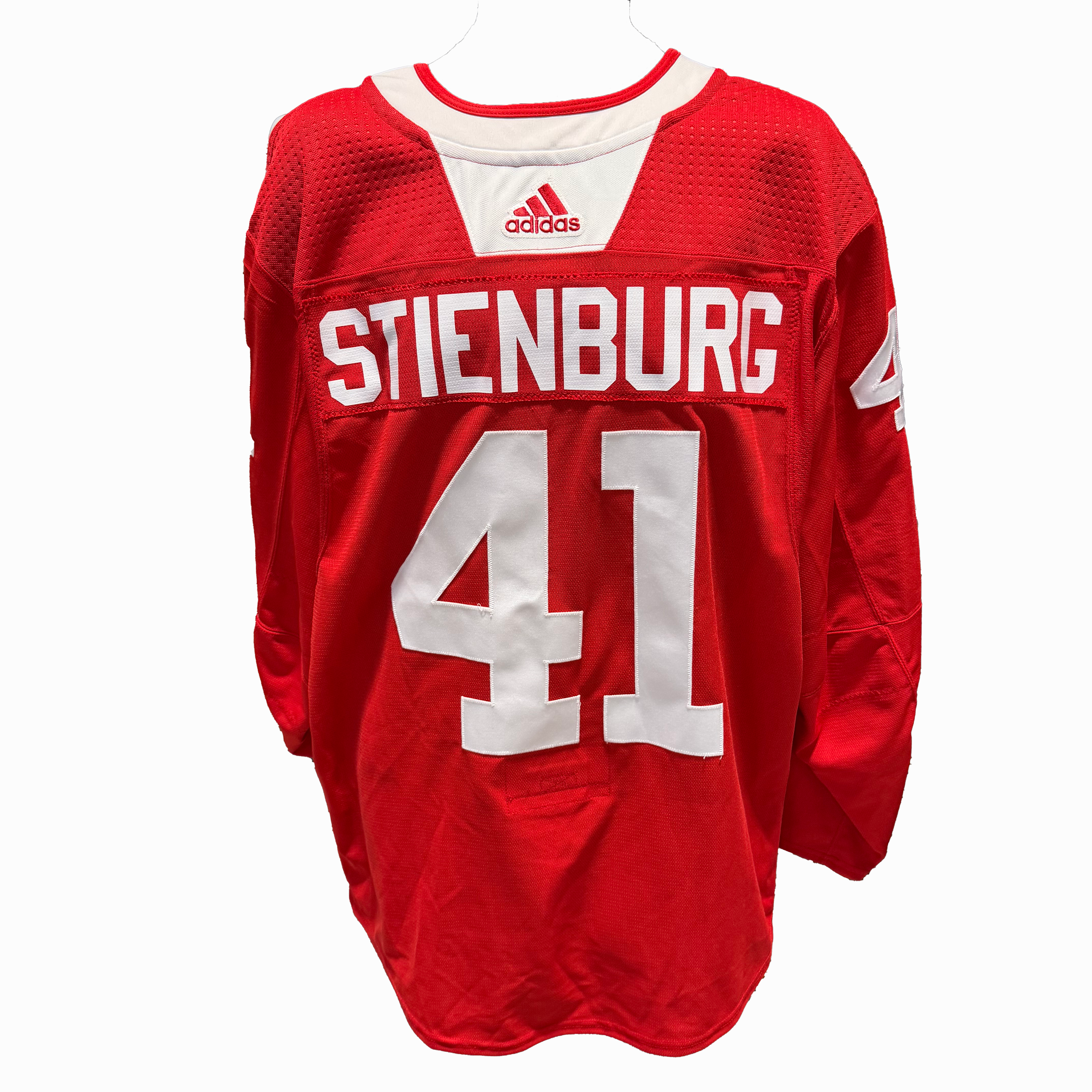 NHL - Used Chicago Blackhawks Adidas Practice Jersey With Namebars (Red)