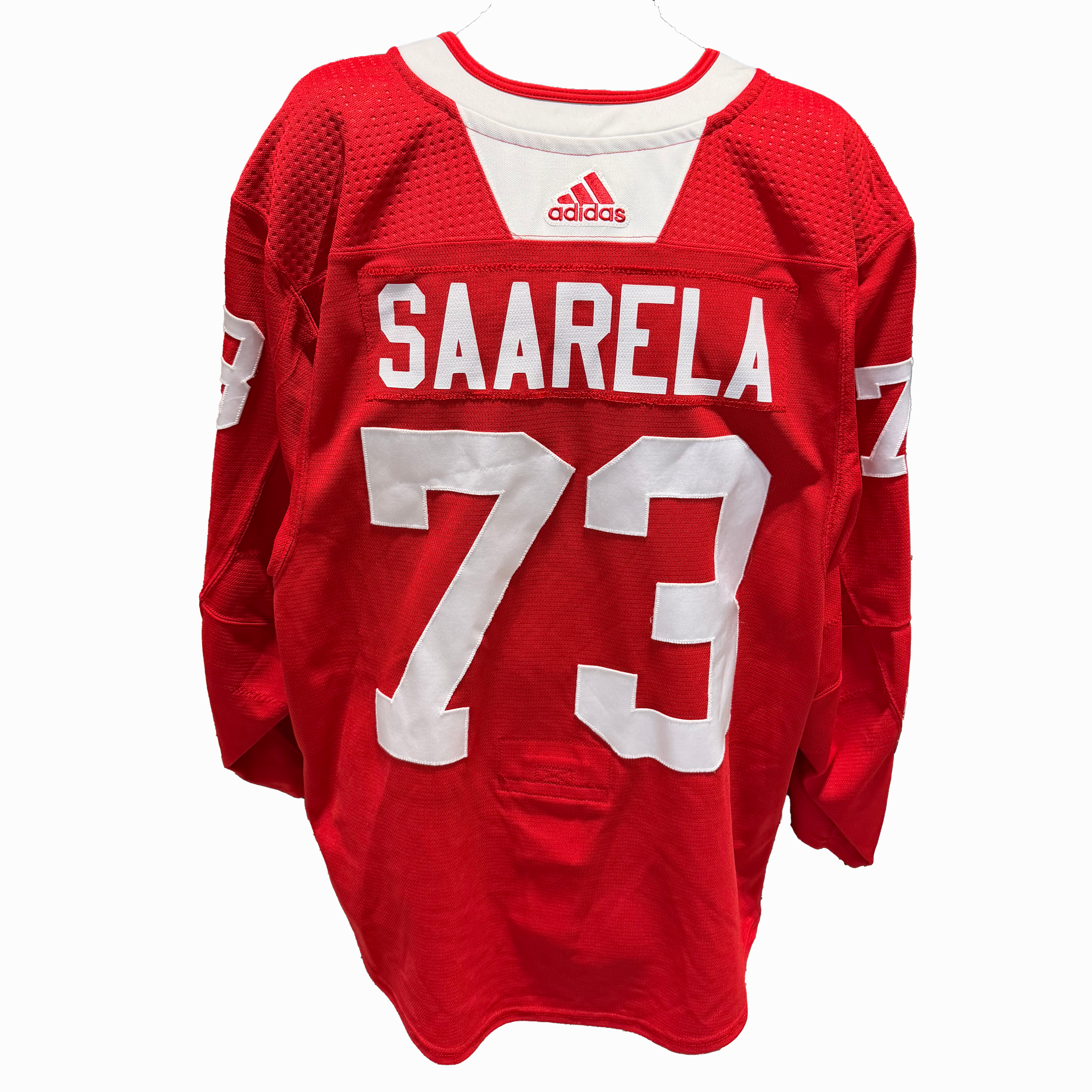 NHL - Used Chicago Blackhawks Adidas Practice Jersey With Namebars (Red)