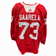 NHL - Used Chicago Blackhawks Adidas Practice Jersey With Namebars (Red)