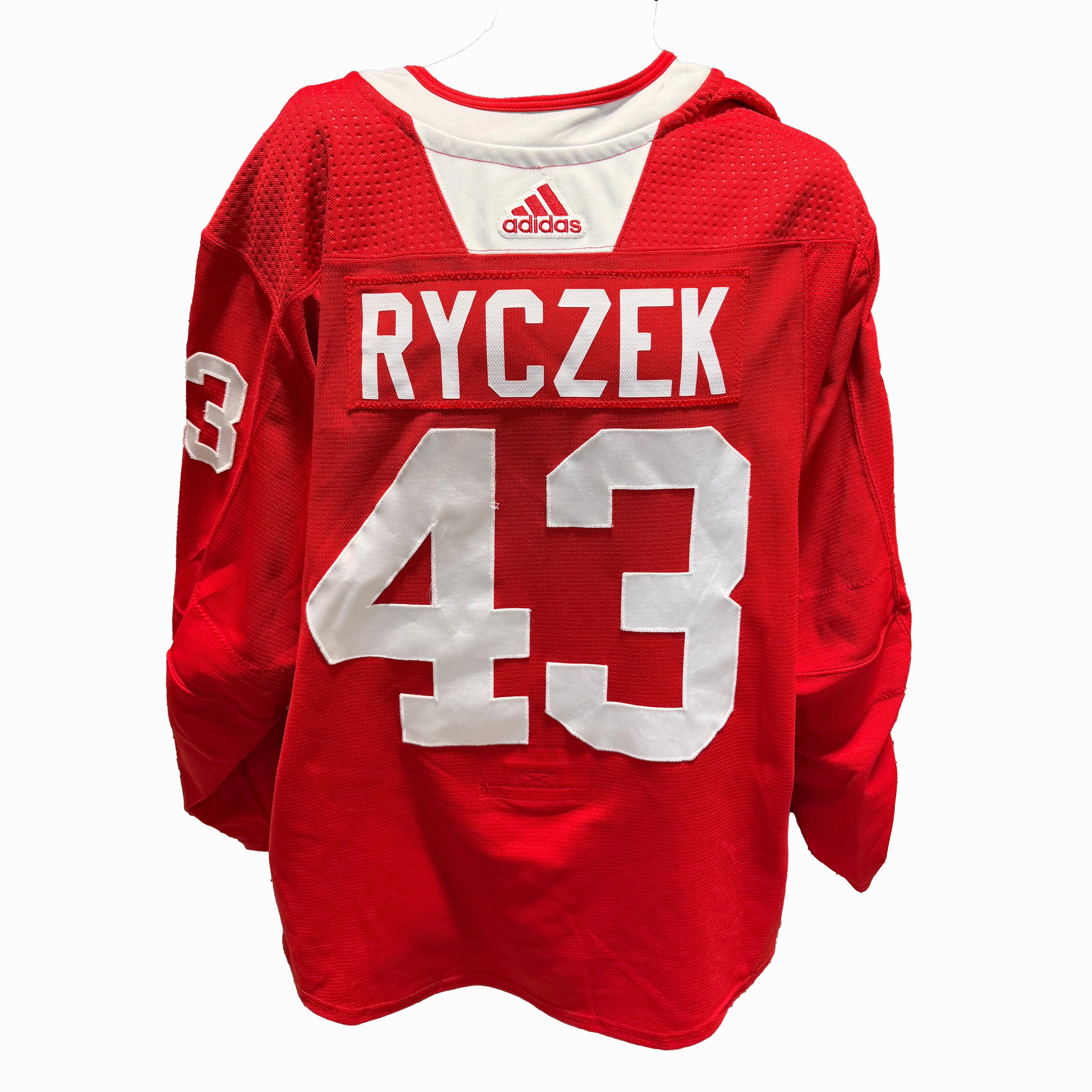 NHL - Used Chicago Blackhawks Adidas Practice Jersey With Namebars (Red)