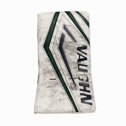 Vaughn Velocity VX1 - Used Pro Stock Goalie Blocker (White/Green/Navy)